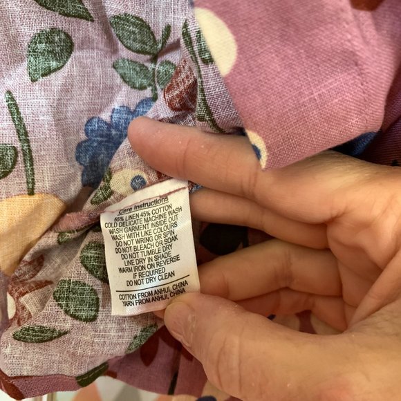 ModCloth x Princess Highway Floral Tie-Front Blouse - Picture 5 of 6